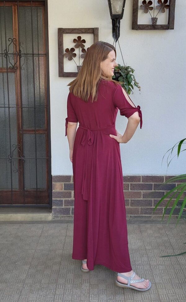 Zoey Maxi Wrap Dress - Image 8