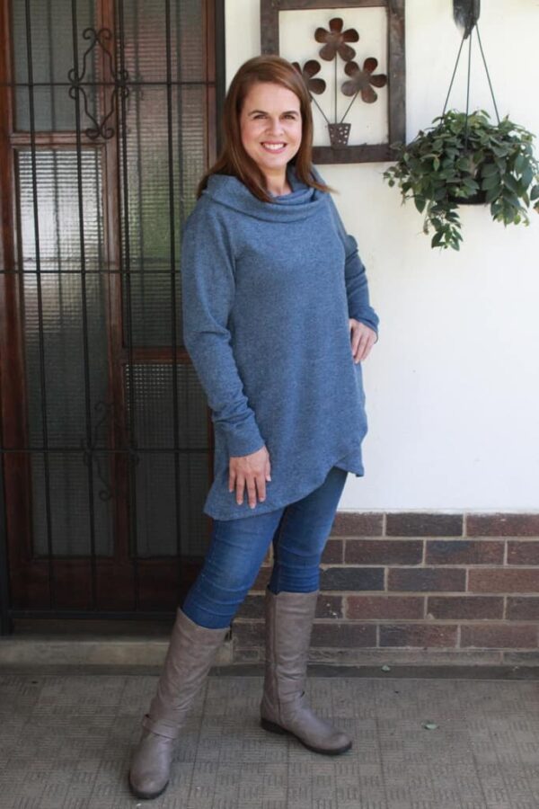 Finley Roll Neck Long Sleeve Top - Image 3