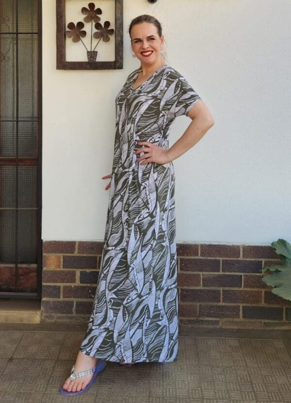 Jayda On Cut Sleeves Maxi Dress - Image 7