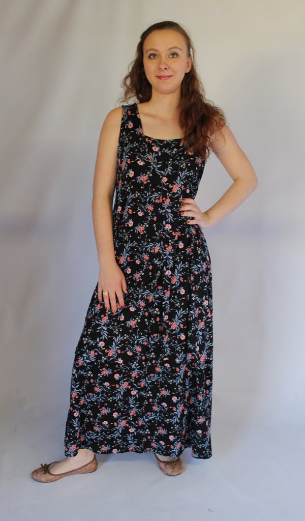 Laura Front Overlay Maxi Dress | J&S Creations