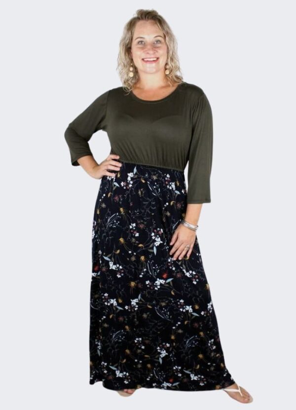 Luzaan Elastic Waist Maxi Dress - Image 7