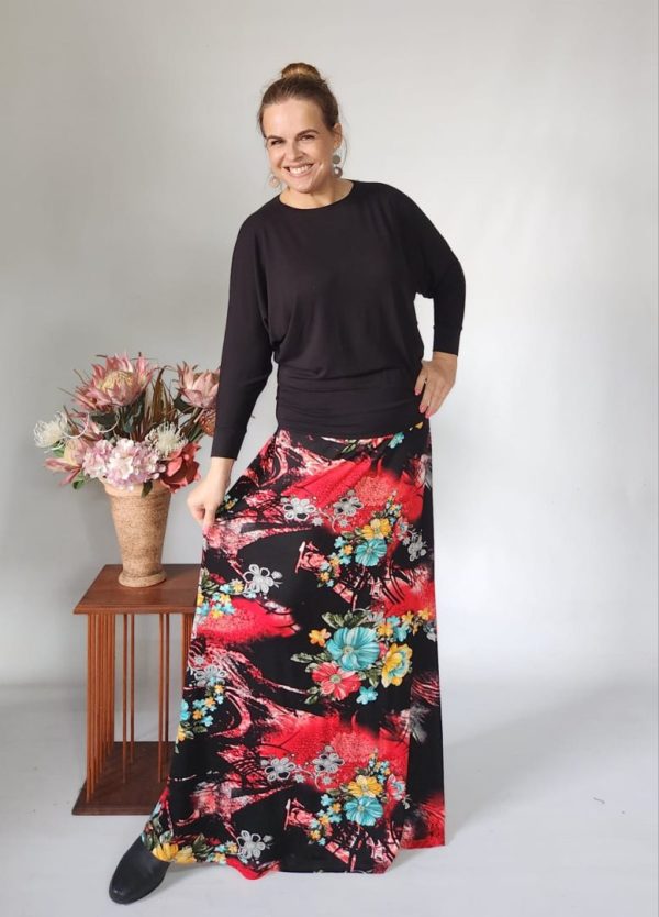 Leilani Semi Flared Maxi Skirt