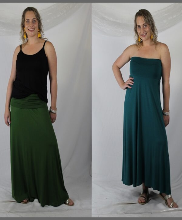 Versatile Maxi Skirt / Boobtube Dress