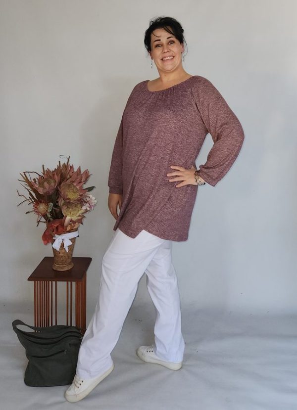 Amara Elastic Neck Top - Image 3