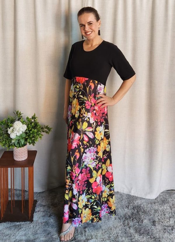 Lize Seamed Maxi Dress - Image 2