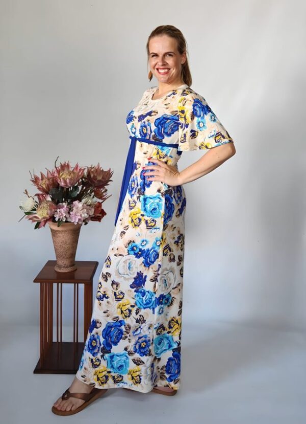 Lize Seamed Maxi Dress