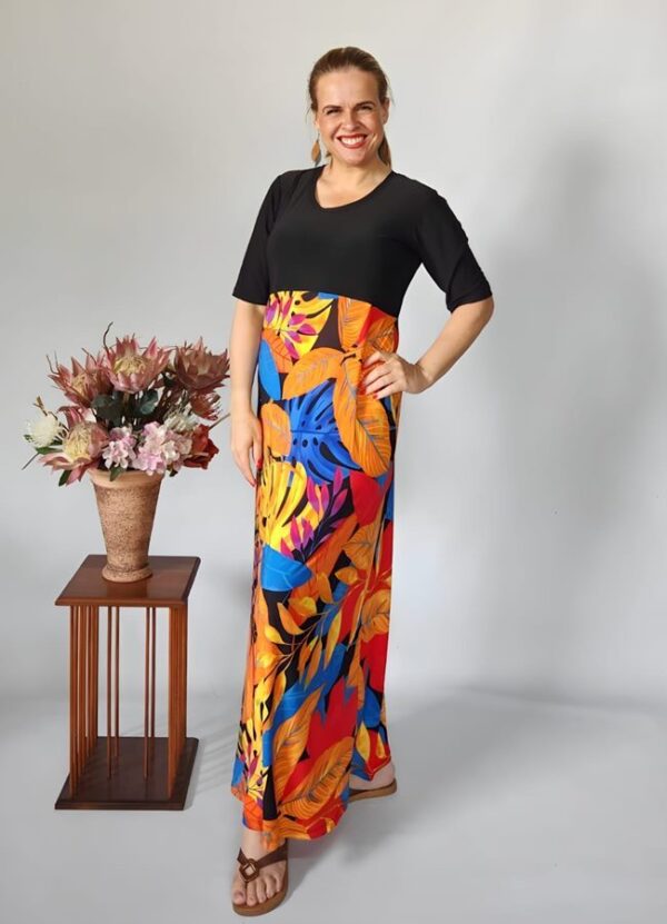 Lize Seamed Maxi Dress - Image 10