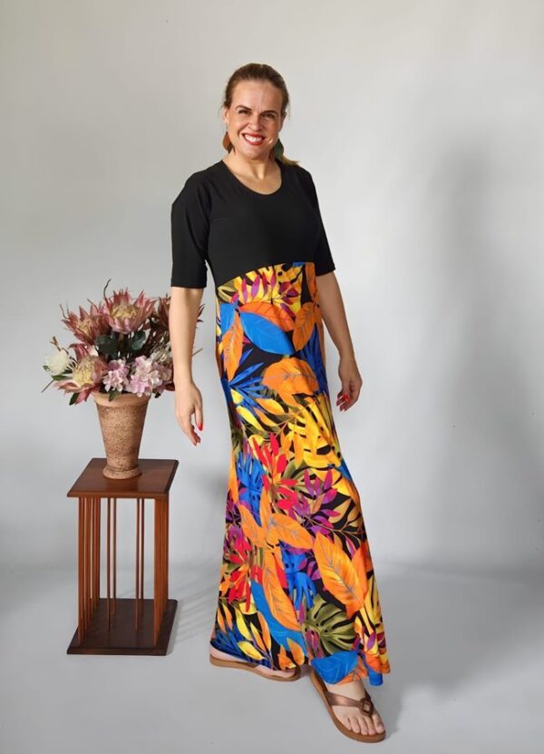 Lize Seamed Maxi Dress - Image 4