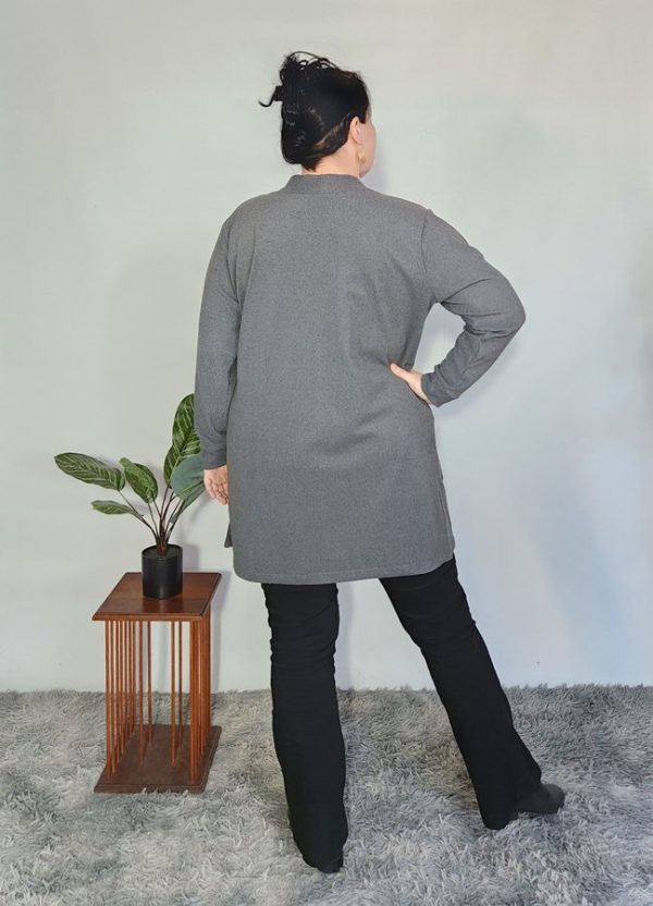 Evie Long Sleeve Cardigan with Pockets - Image 5
