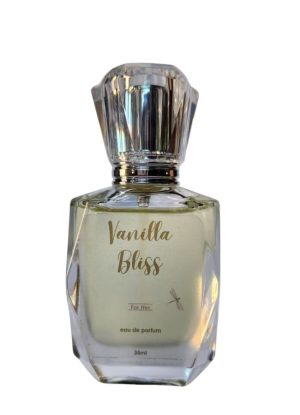 Vanilla Bliss Eau de Parfum by J&S Creations – a 35ml long-lasting fragrance with a 40% oil base, crafted for her with warm, creamy vanilla notes. Inspired by iconic scents like Victoria’s Secret Coconut Passion and Ariana Grande Cloud. Packaged in an elegant glass bottle with a faceted crystal-style cap.