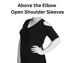 Above the Elbow Open Shoulder Sleeves