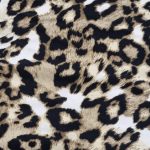 DTY79: Beige and black DTY Brush leopard print with slightly deeper beige tones for a bold look