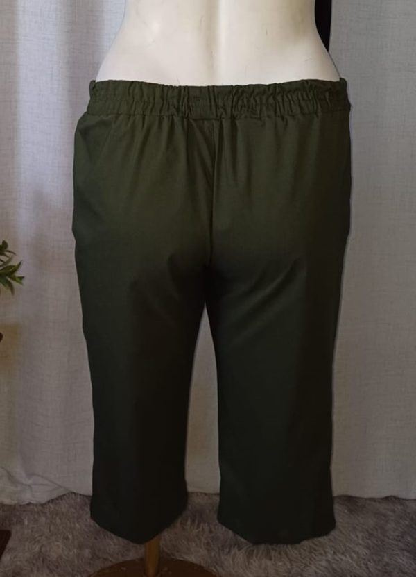 Bengaline Pocket Capri Pants - Image 4