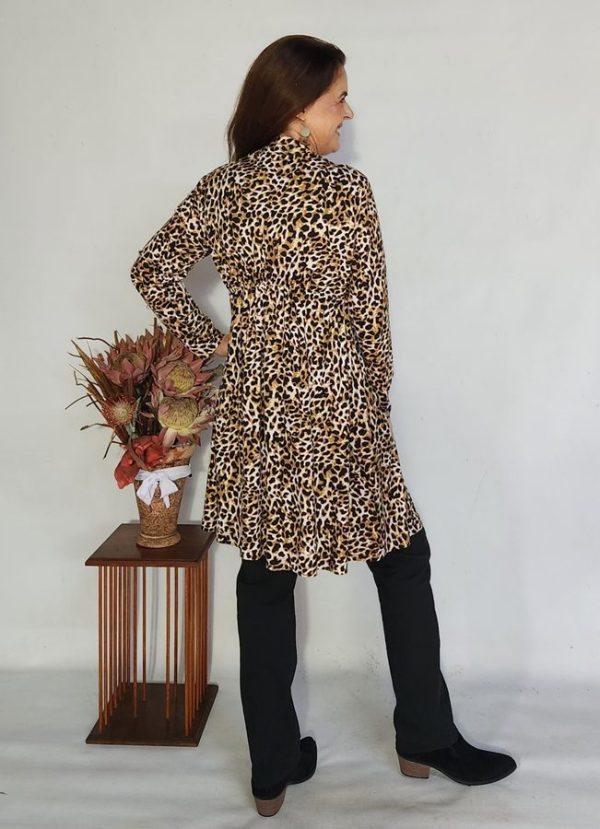 Zelia Tunic Drawstring Cardigan - Image 4