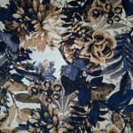 DTY Bon-Bon Vintage Floral – Navy, Tan, Beige & Cream
